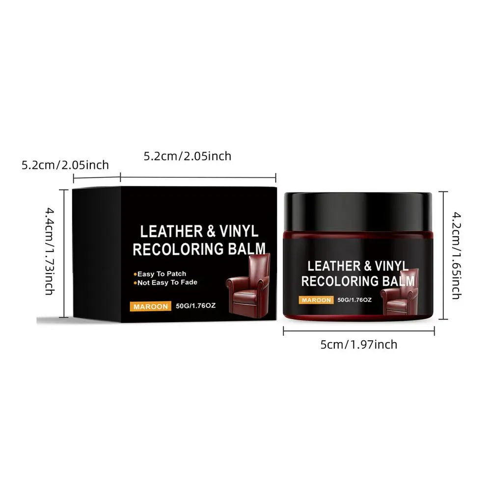 Leather Restoration Cream Claret Conditioner Handbag Care Car
