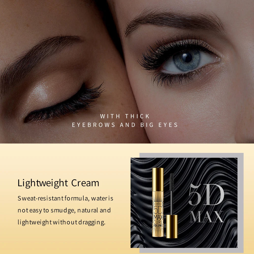 Waterproof Anti Smudge Mascara Light Curling Eyelash Lasting