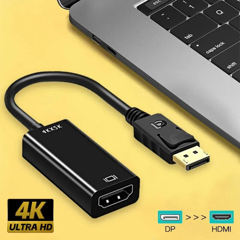 4K DP HDTV-compatible Adapter Converter Display Port Male Female HD Zpaxo