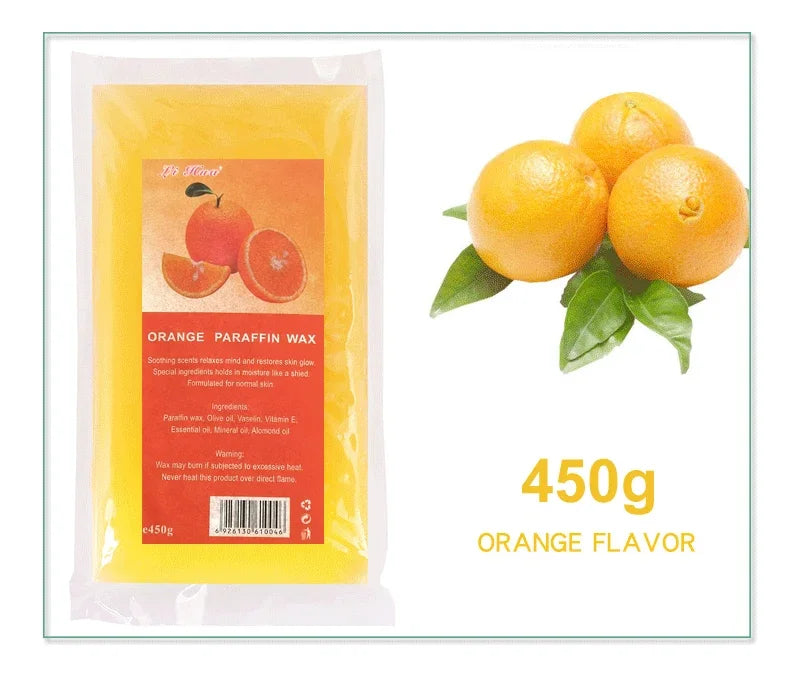 Paraffin Wax Hand & Foot Moisturizing SPA Peel-Off Mask Paraffin Wax Mask Zpaxo 450gHW-Orange