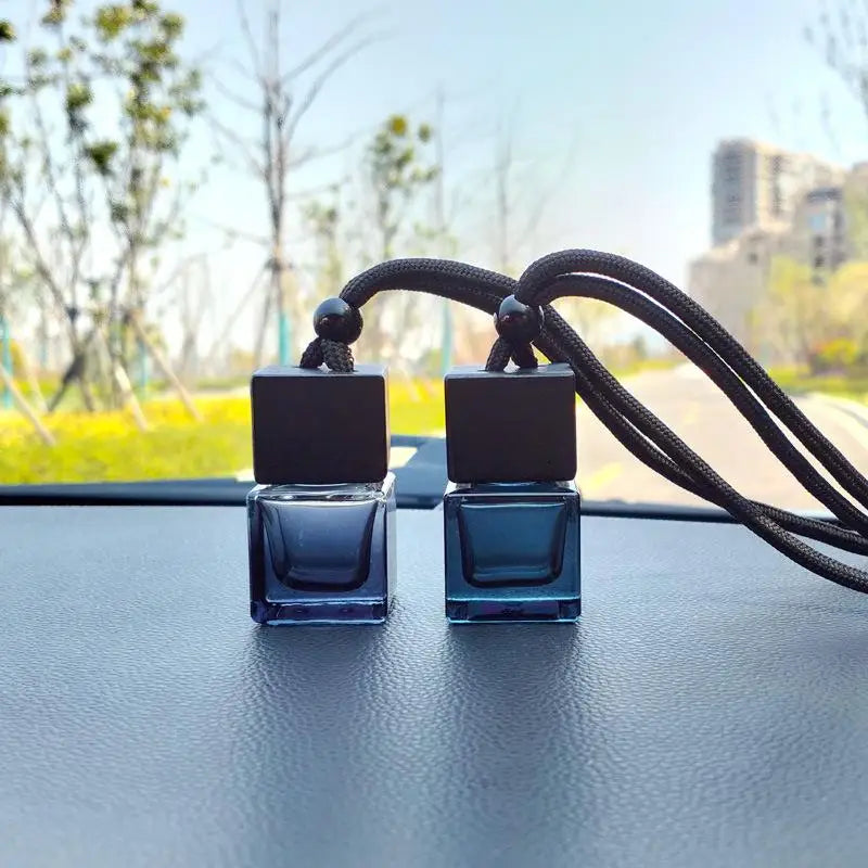 Black Cover Empty Essential Oil Diffuser Bottle Car Air Purifier