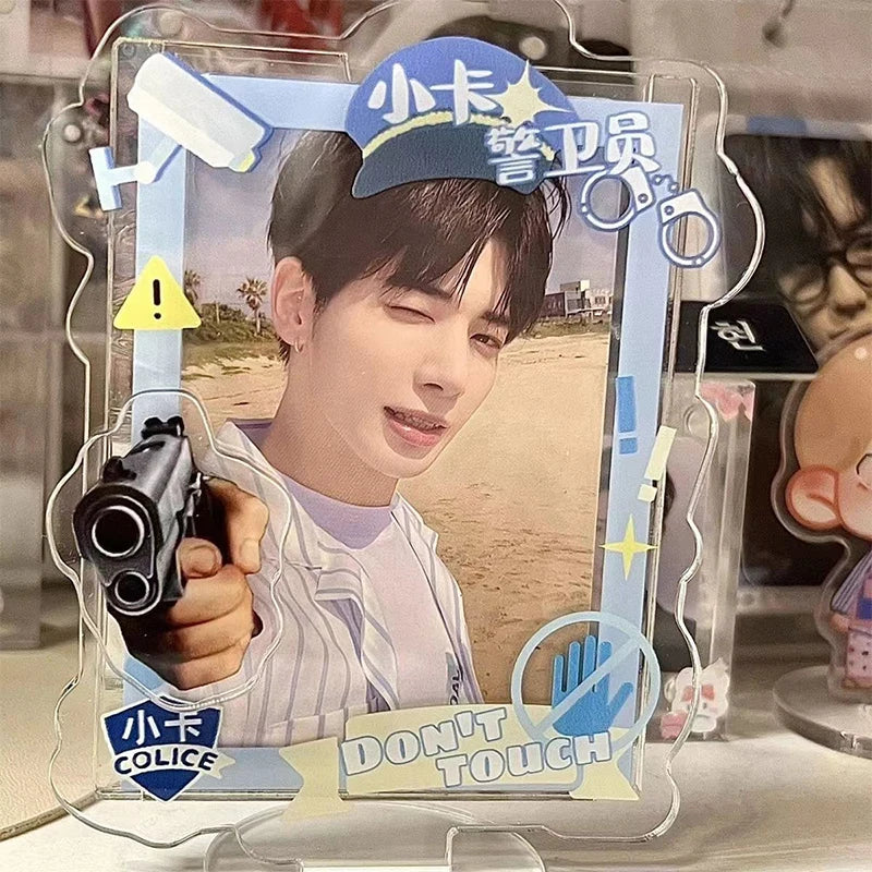 Kawaii Kpop Photocard Holder Idol Photo Card Display Small Protective