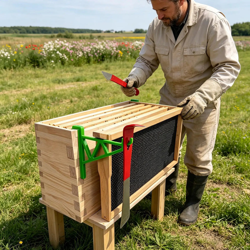 Beehive Frame Holder Heavy Duty Plastic Beekeeping Grip Perch Bee