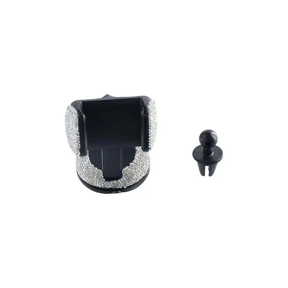 Air Vent Clip Windshield Phone Holder Bling Crystal Dashboard Mounts Zpaxo