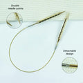 8Pair Stainless Steel Interchangeable Circular Knitting Needle for Sweater Scarf Zpaxo CN
