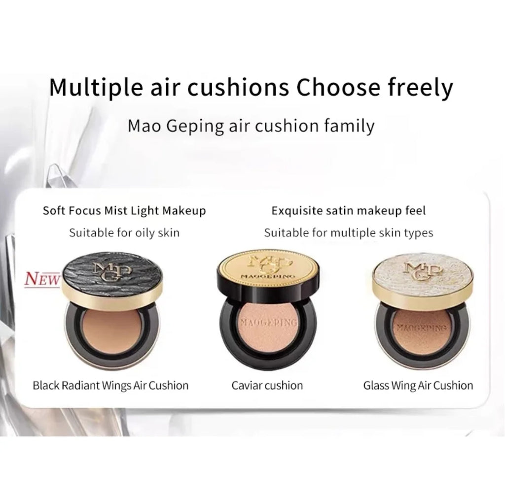 MAOGEPING Luxurious Caviar Cushion Flawless Light Thin Fit Concealer Zpaxo
