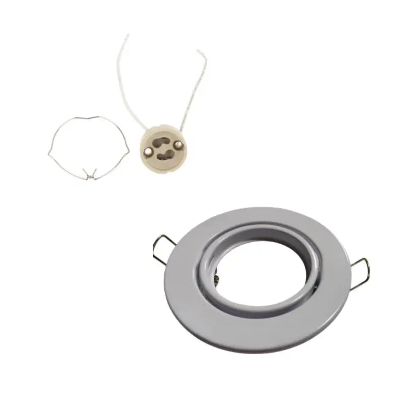 Round Frame LED Downlight Bulb Holder Recessed Fixture MR16 GU10 Spot Zpaxo A6