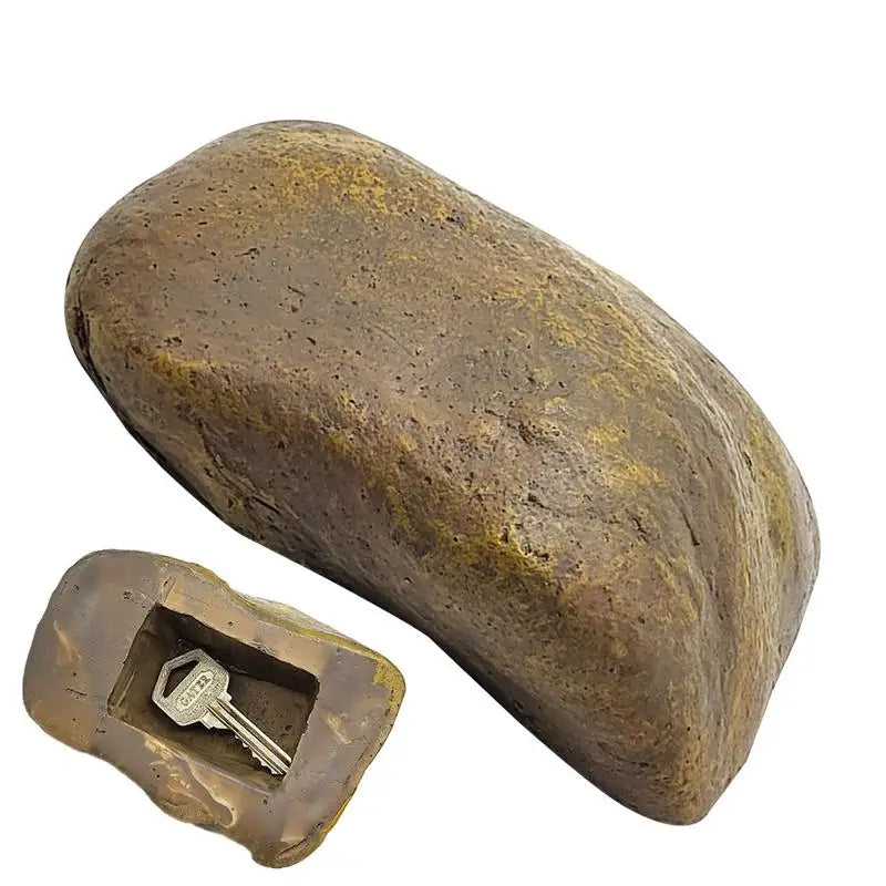 Outdoor Spare Garden Key Box Rock Hidden Hide In Stone Security Safe Storage Hiding Containers Mini Safe Box Mni Locker Dropship Zpaxo