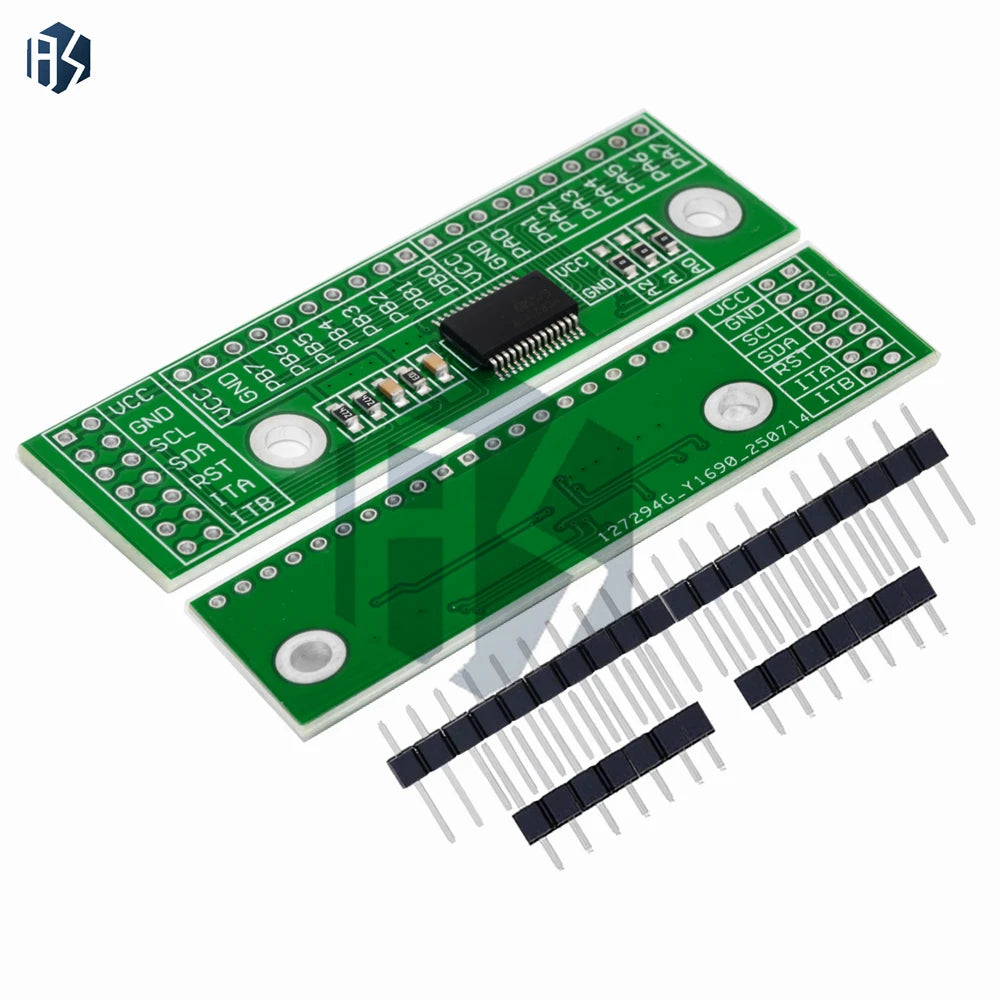 MCP23017 16Bit I2C IO Expander, 3.0~5.5V IIC Port Expansion Module Zpaxo