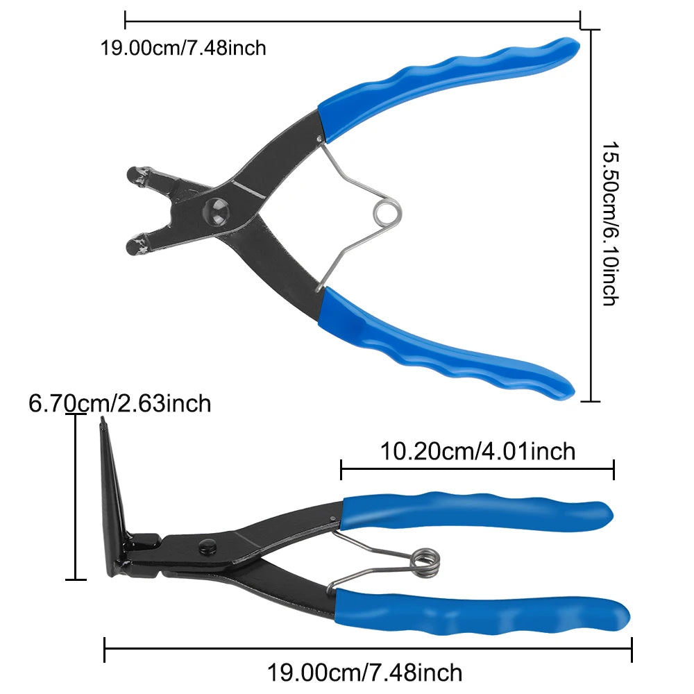 Long Nose 90 Bent Degrees Bending Pliers Heavy-duty Cylinder Internal
