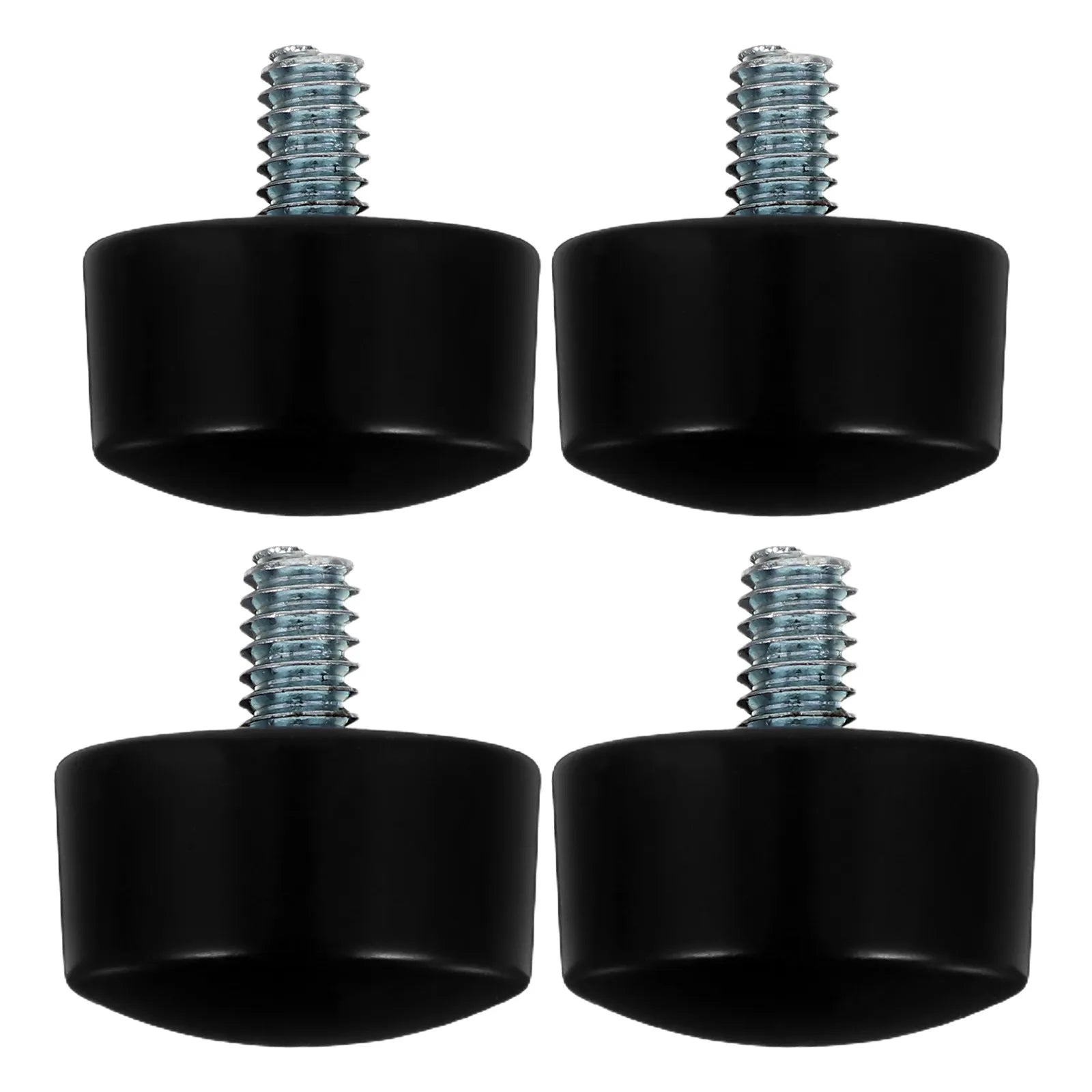 Decorative Black Curtain Rod Finials End Caps Plastic Metal Easy