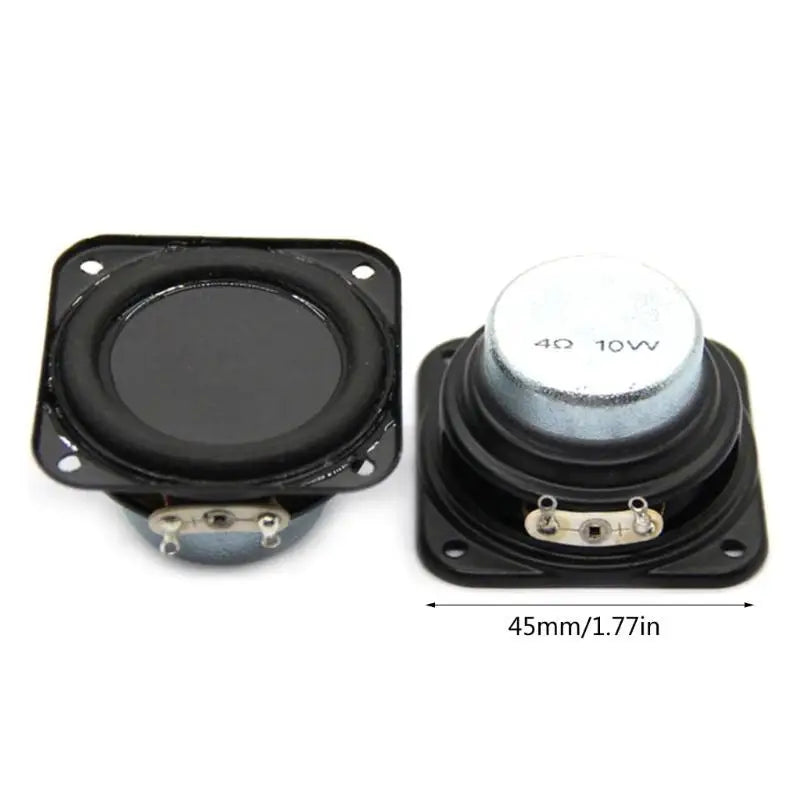 652F Versatile 45mm Speaker, 4Ohm, 10W Full Ranges Woofer Loudspeakers Replacement for Various Devices Applications Zpaxo