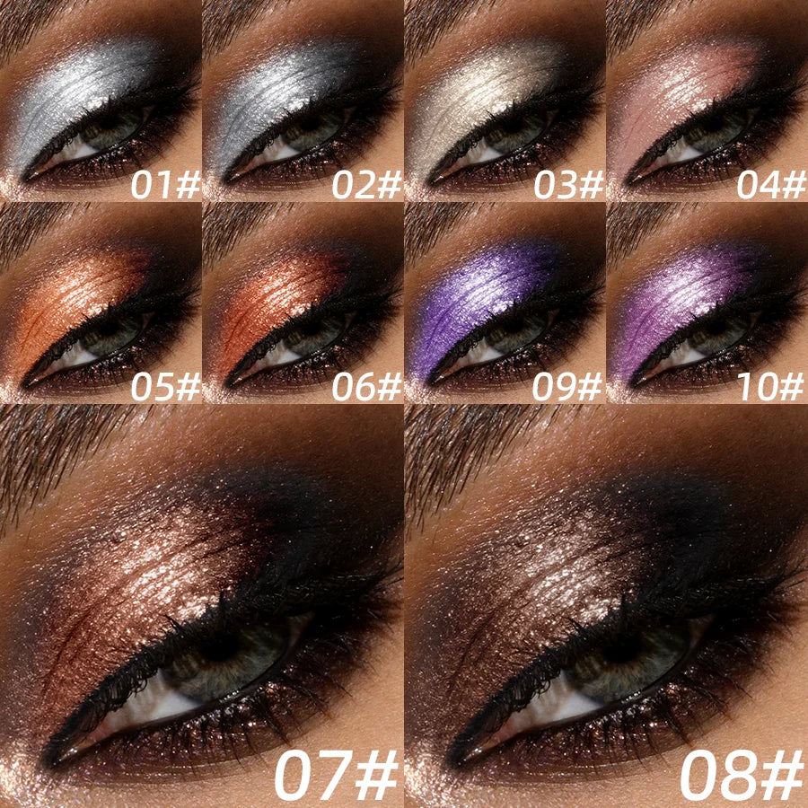 Metallic Brown Eyeshadow Pencil Glitter Silkworm Liner Pen