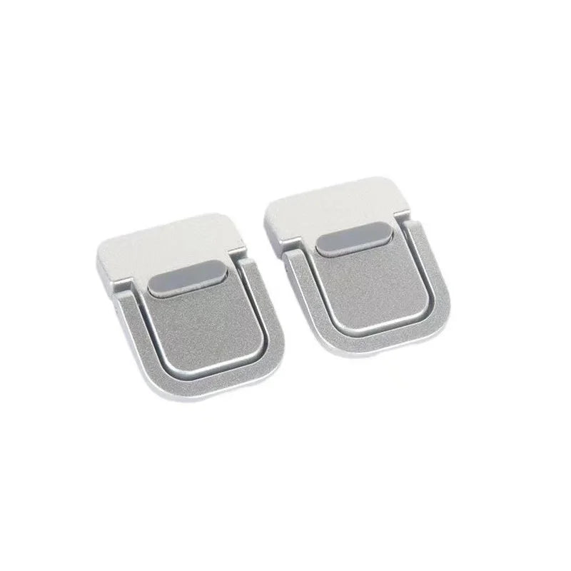 2pcs/Set Foldable Laptop Stand Portable Notebook Support Holder Adjustable Riser Cooling Bracket Universal for Laptops PC Tablet Zpaxo A-Silvery