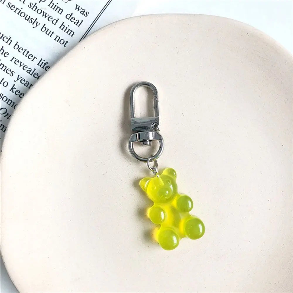 Lover Original Trinket Earphone Cover Animal Charm Key Ring Key Chain Jewelry Fashion Accessories Zpaxo yellow