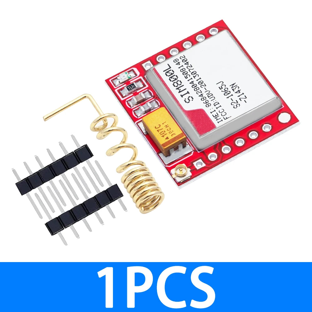 1PCS Smallest SIM800L GPRS GSM Module MicroSIM Card Core BOard Quad-band TTL Serial Port Zpaxo 1pcs