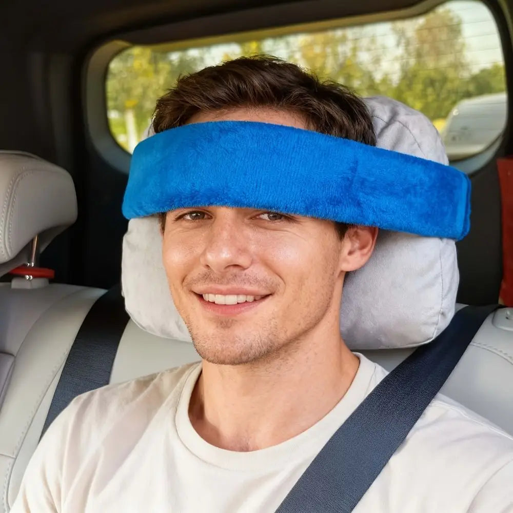 Adjustable Car Seat Head Support Safety Solid Protector Breathable Zpaxo