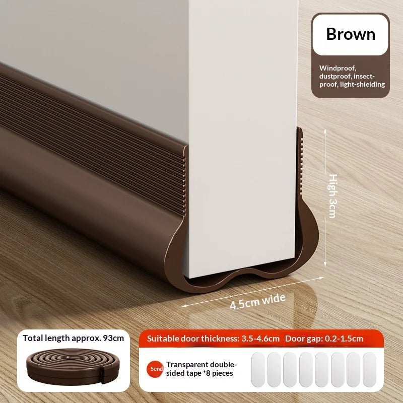 Flexible Door Bottom Seal Strip – Draft, Dust & Sound Guard Door Weatherstrip Seal Zpaxo