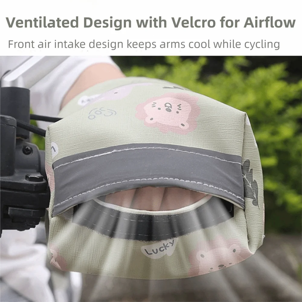 Breathable Motorcycle Handlebar Gloves Waterproof Sun Protection Electric Vehicle Grip Muffs Windproof UV Protection Zpaxo