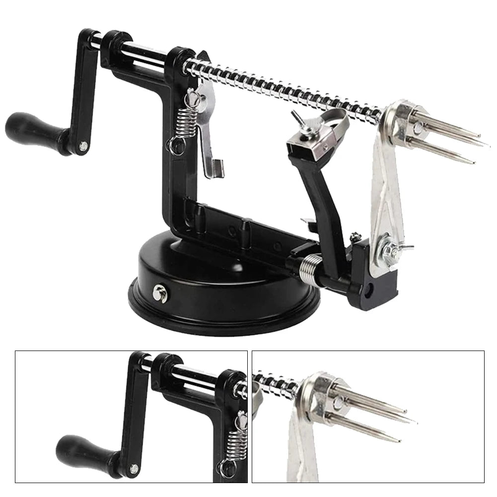 1 Apple Potato Peeler Versatile Fruit Slicing Machine Stainless Steel