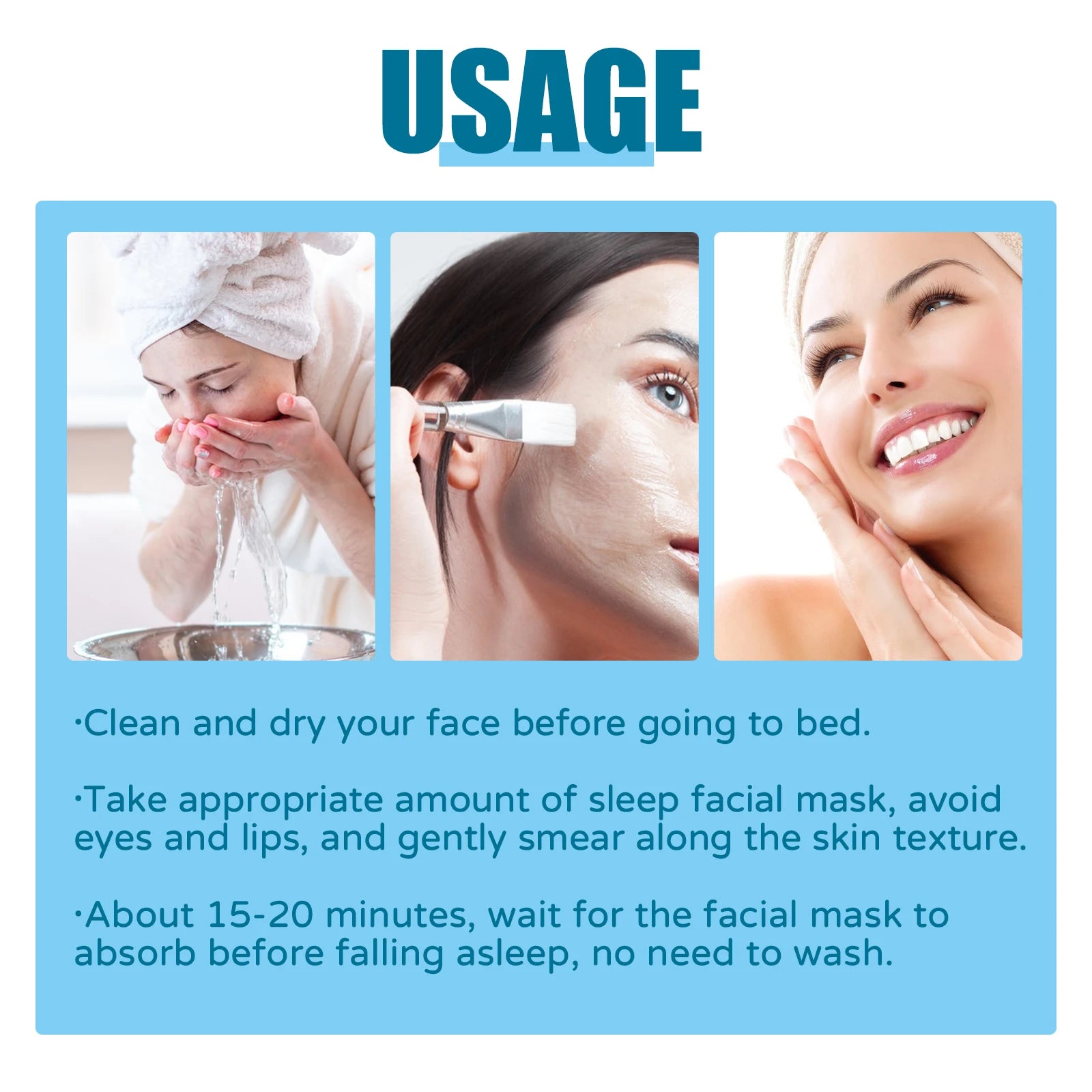Moisturizing Sleeping Mask Fade Melanin Remove Dark Spots Shrink Pores Anti-Aging Hydrating Whitening Firm Wash-Free Face Mask Zpaxo