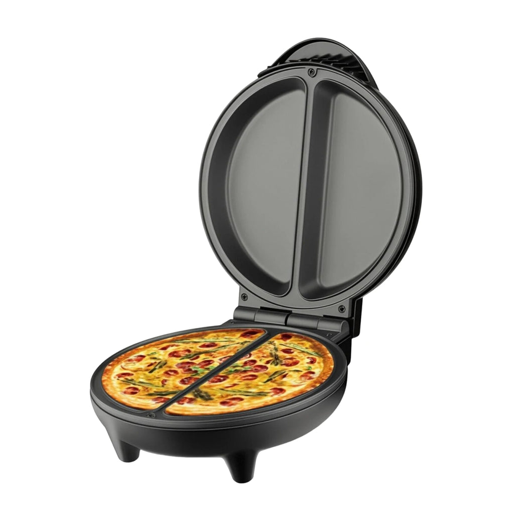2 Section Omelet Frittata Maker Easy Clean Electric Indicator Lights