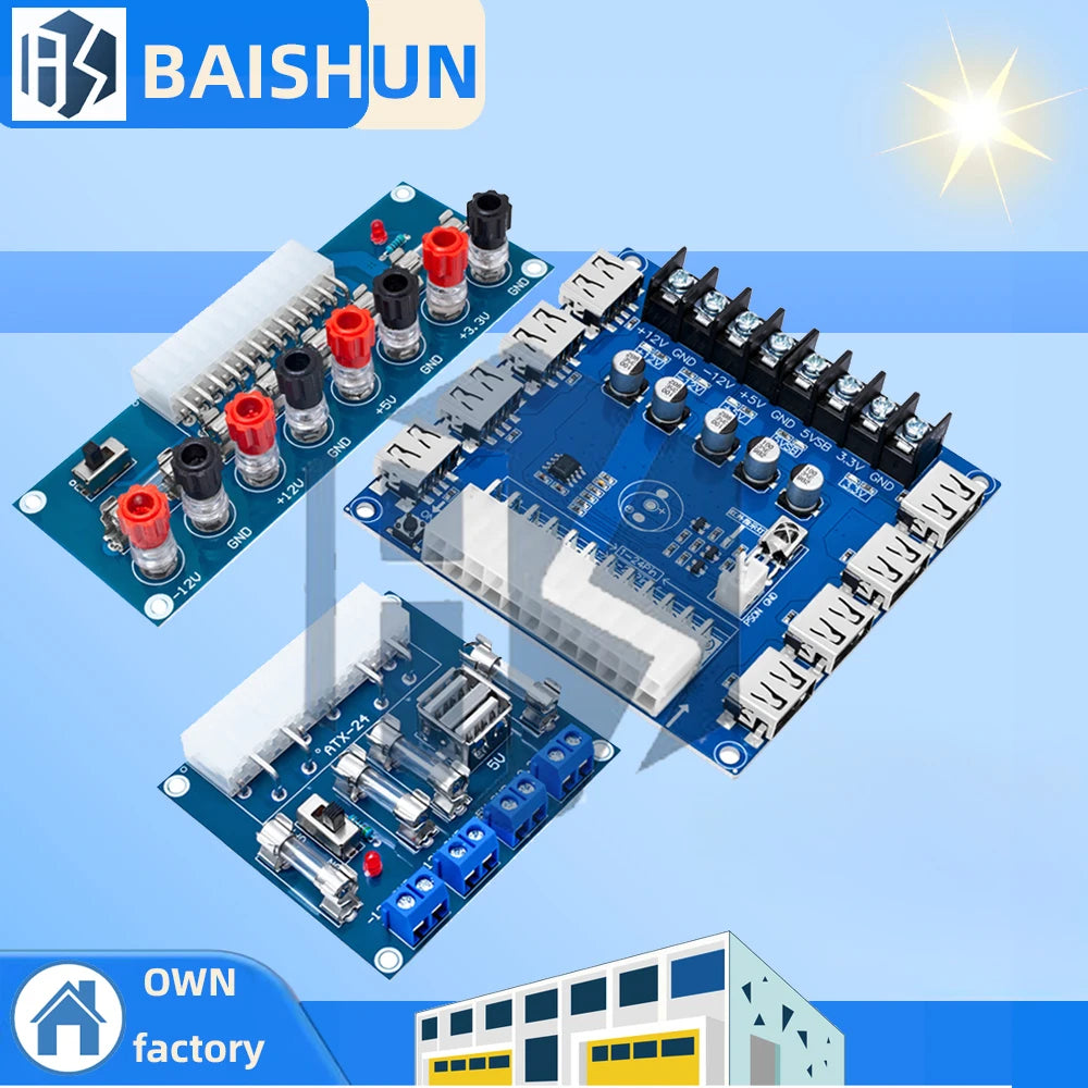 XH-M229 HU-M28W 24Pin Desktop Chassis Power ATX Transfer Adapter Zpaxo