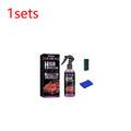3 In 1 Auto Nano Ceramic Coating 100ml Car Paint Scratch Repair Remover Car Nano Spray Glass Hydrophobic Coating Car Paint Care Zpaxo 1set