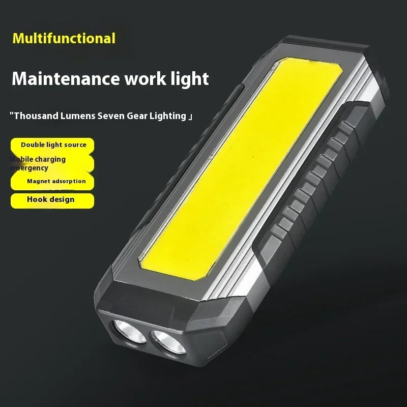 ESMARTER Magnetic COB LED Work Light – 4000mAh Rechargeable Torch Rechargeable Work Light Zpaxo