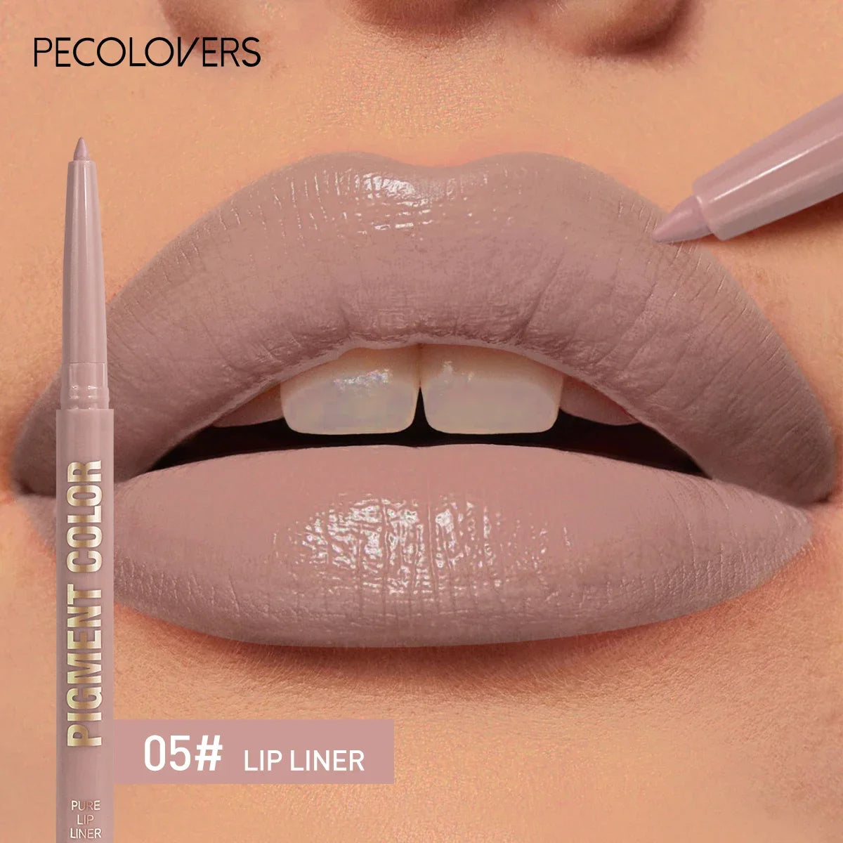 12 color lip enriching lipliner lip moisturizing three-dimensional fitting light thin silky and clear lip liner Zpaxo 05