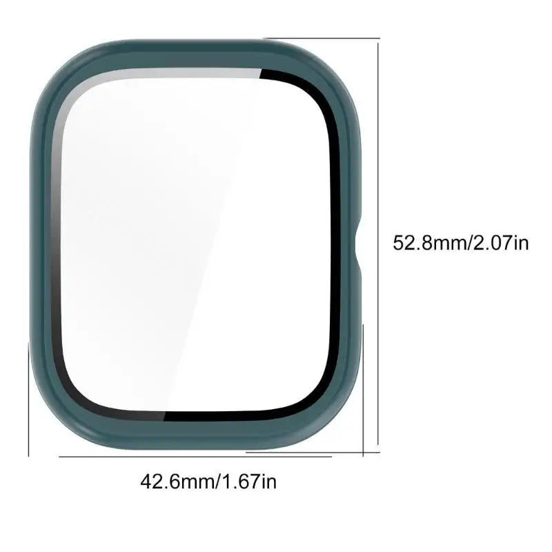 652F Screen Protector Frame Bumper Shell for Choice Watch Cover Scratchproof Housing Replacement Watch Cover Zpaxo