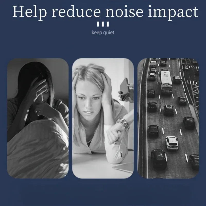 1 2 Pairs Professional 3-Layer Noise Canceling Earplugs Ultra Soft