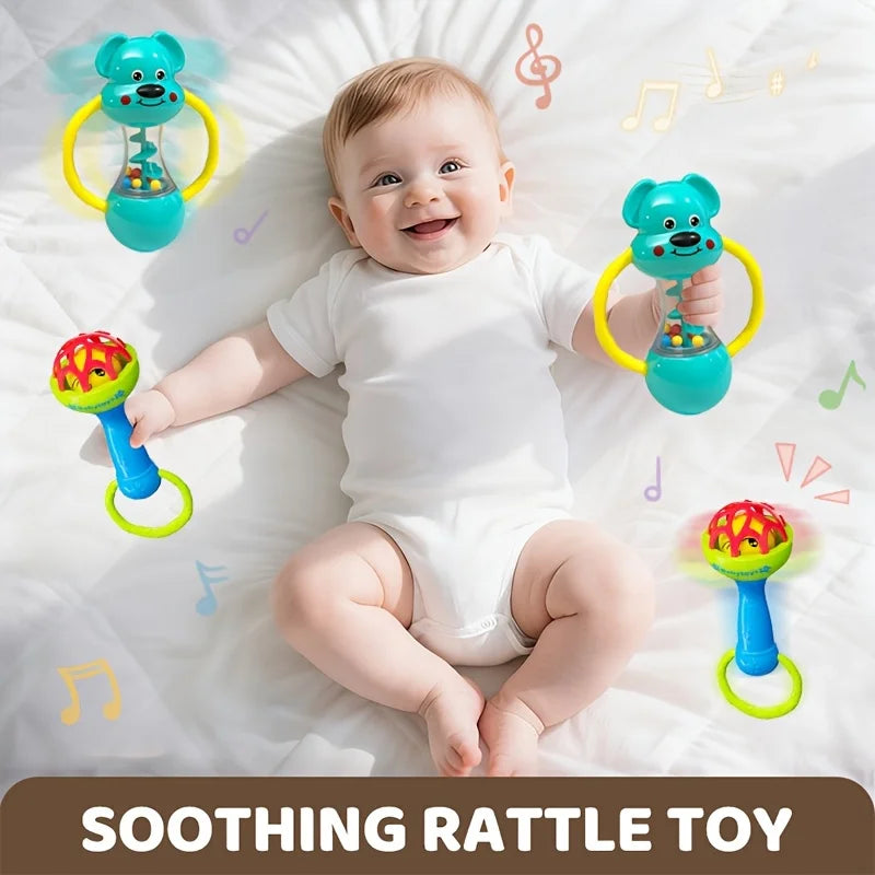 Blue Single Head Bell Vibrant Animal-themed Musical Instrument