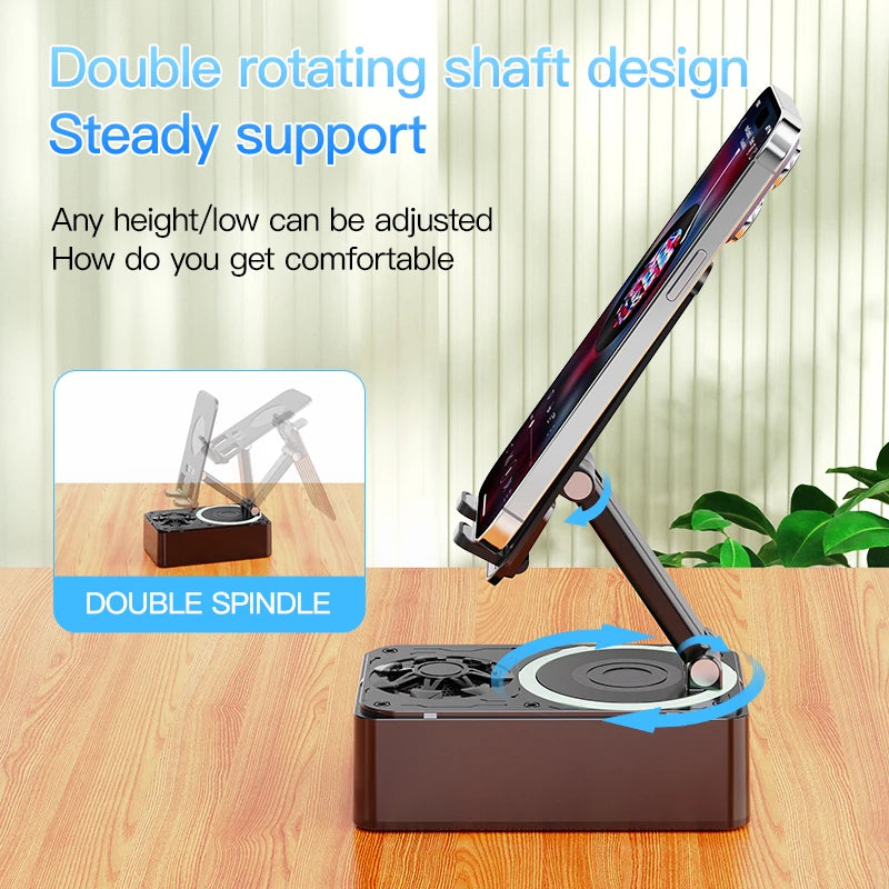 3-in-1 Bluetooth Speaker Phone Power Bank Foldable Wireless Stand
