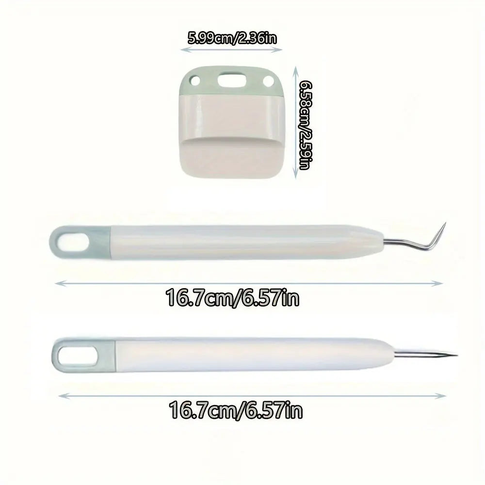 Craft Vinyl Weeding Tools, Tool Kits for Crafting and DIY, Straight Pins, Hooks, Scrappers for Scrapbooking Zpaxo