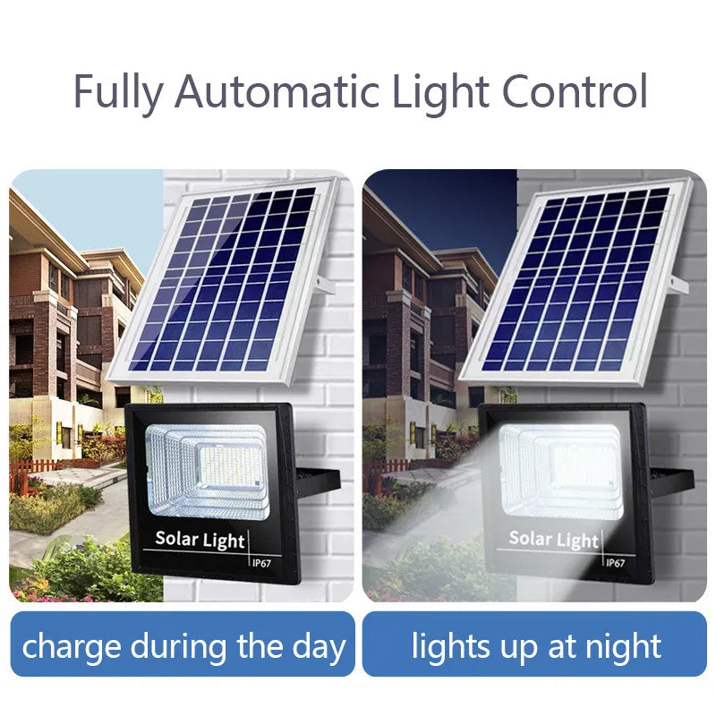 Solar LED Lights Outdoor Lighting Split Remote Indoor Wall Lamp Zpaxo