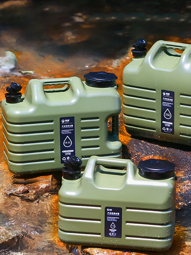 Outdoor Water Bin Large Capacity Portable Camp Bag Detachable Faucet