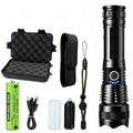 90000LM Power XHP50 Led Flashlight Rechargeable Torch Zoom Usb Hand Zpaxo 18650 with box
