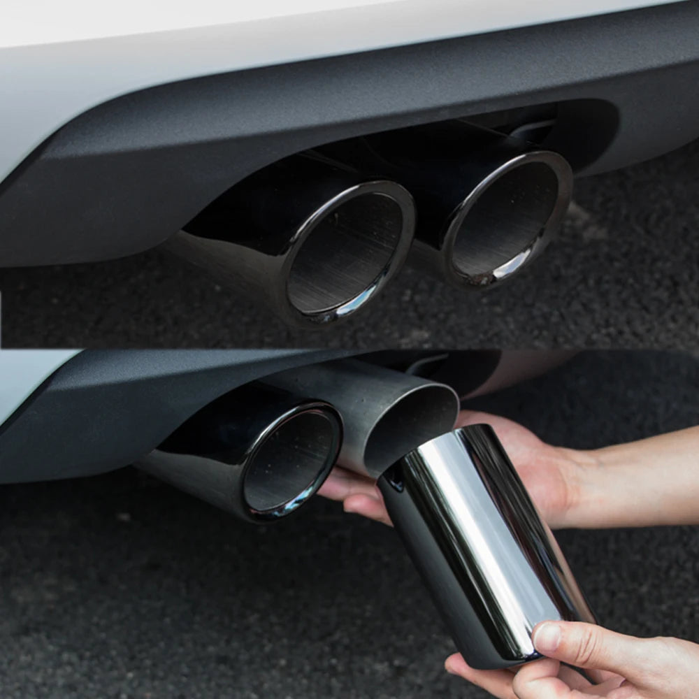 Stainless Steel Exhaust Tip Cover | VW & Audi Tailpipe Pair