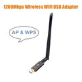 Dual Band USB 3 0 1200Mbps Wifi Lan Dongle Adapter RTL8812 Wireless Zpaxo Default Title