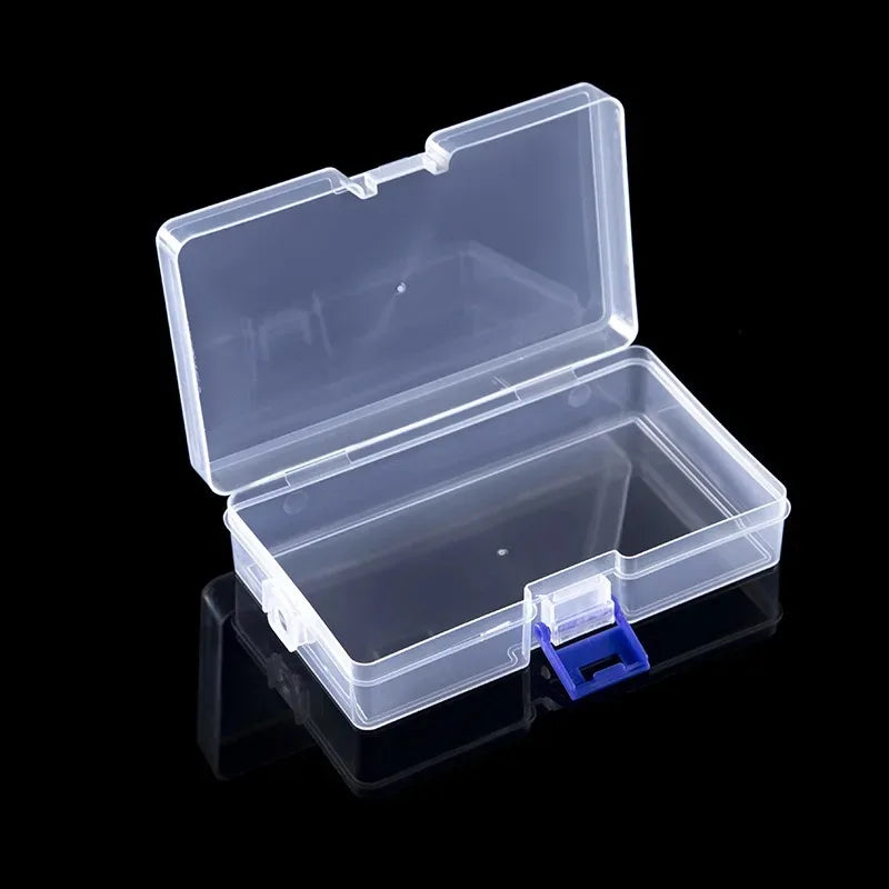 Transparent Lockable Storage Box Small Object Container Fishing Gear