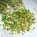 Iridescent Nail Art Sequins Irregular Shape Shiny Fragment Zpaxo Color-6