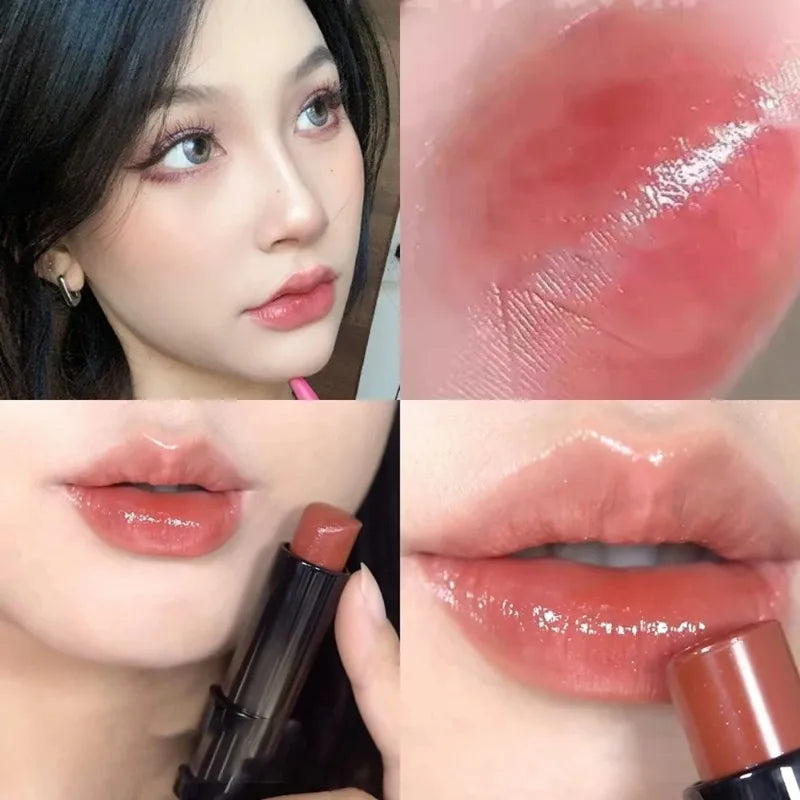 Low Saturation Light Lipstick Nude Brown Long Lasting Moisturizing Zpaxo 08