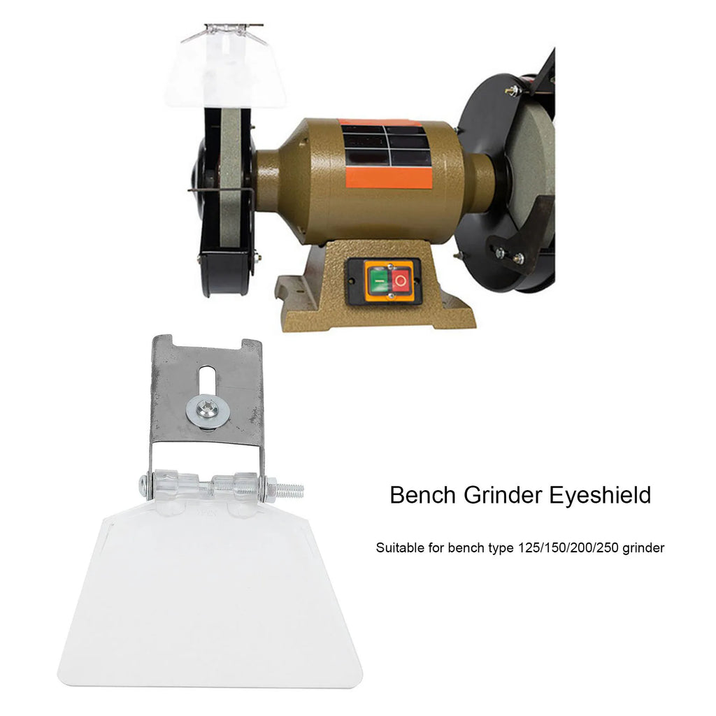 Bench Grinder Eyeshield Angle Grinder Safety Cover Good Durability 304 Small Stainless Grinder Accessory for Repair Tool