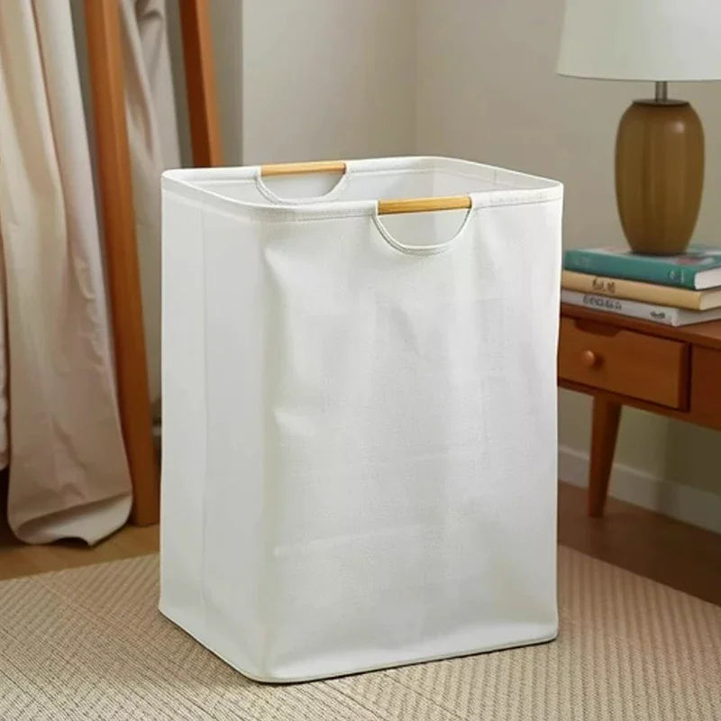 Large Capacity Laundry Basket Portable Dirty Clothes Storage Basket With Handle Black Durable Linen Foldable Laundry Basket Zpaxo