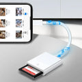 Apple SD Card Reader Camera Phone Ipad Iphone 14 13 12 11 Otg Max Zpaxo IOS TO SD