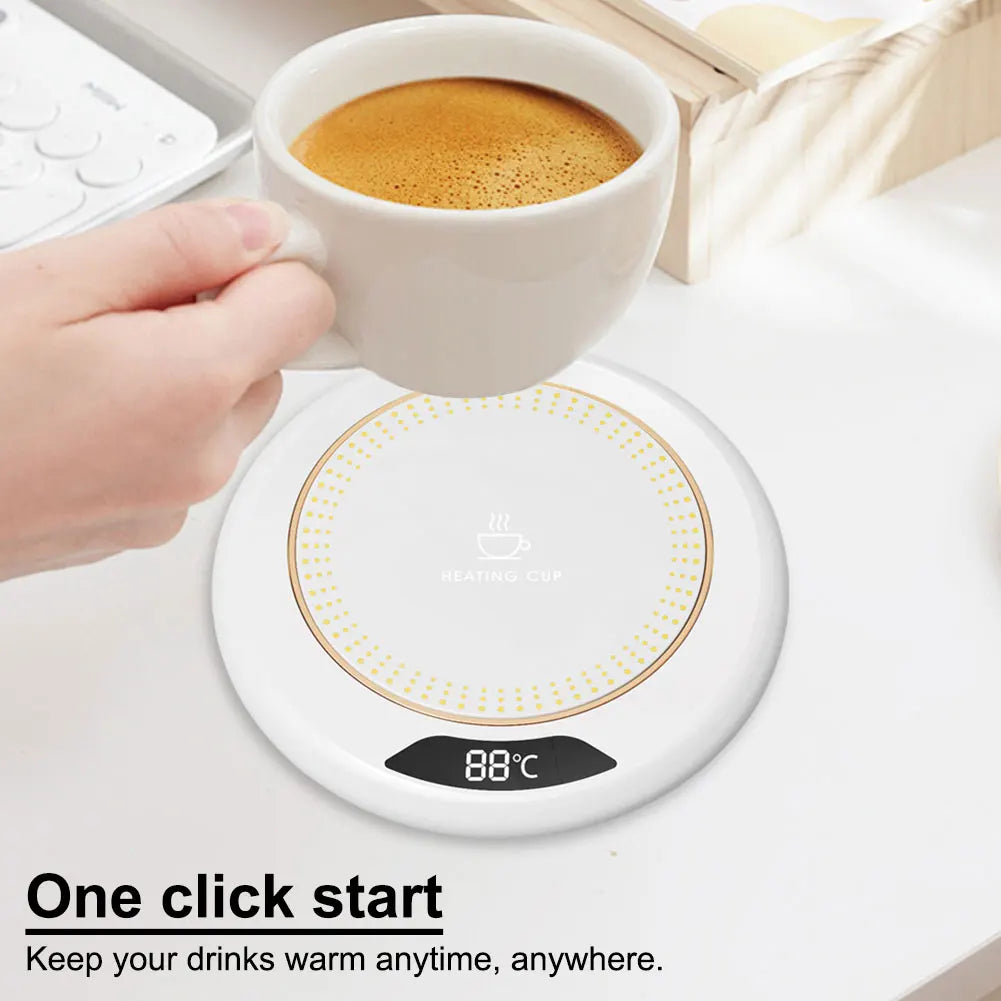 USB Coffee Mug Warmer 3 Temperature Setting Electric Beverage Warmer Coffee Warmer Plate for Coffee Milk Tea Beverage Zpaxo