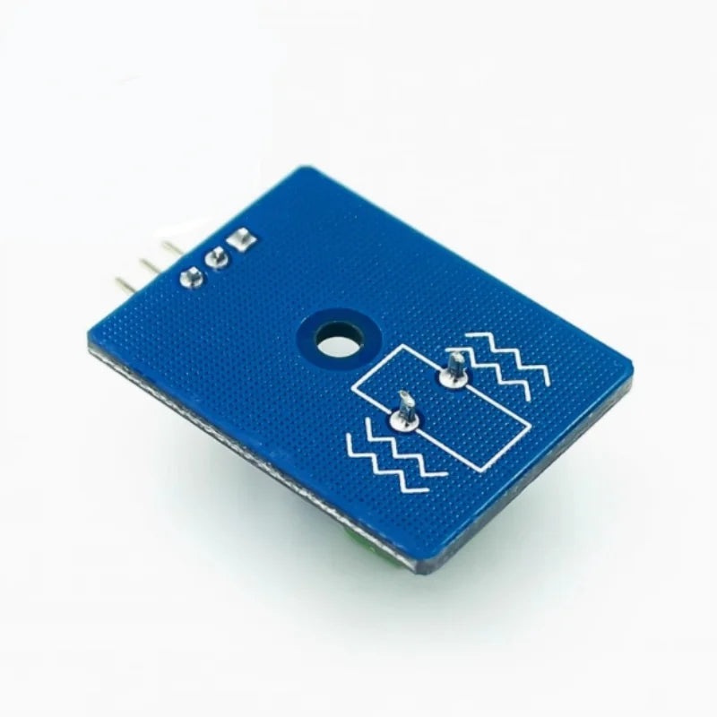 Simulated piezoelectric ceramic vibration sensor, piezoelectric electronic building block, single chip module Zpaxo