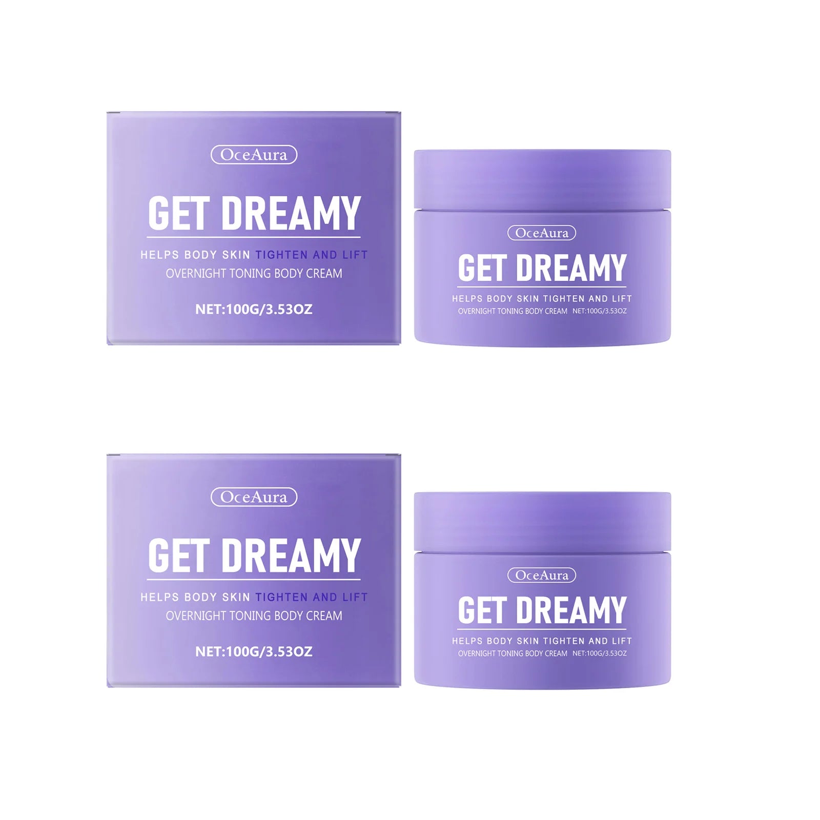 OceAura Body Firming Sculpting Cream – Tightens & Lifts Skin Body Firming Cream Zpaxo 2 x 100g Boxed