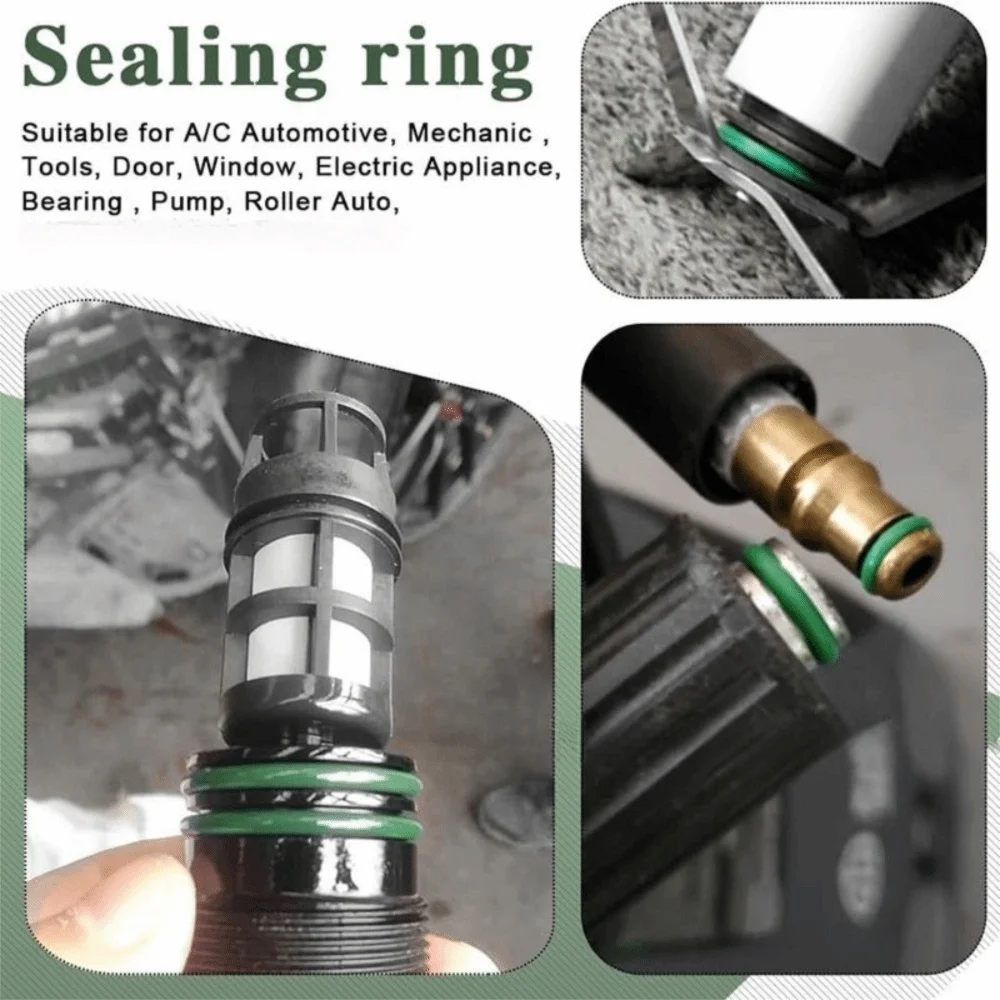 18 Air Conditioning O Ring O-type Sealing Rubber Durable Automotive C Zpaxo